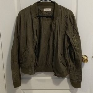 lightweight cotton bomber jacket